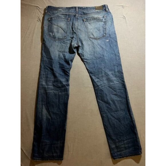 JNCO Jeans Mens 40 Blue‎ Denim Destroyed Belted Pocketed Men 40X31. - Picture 6 of 12